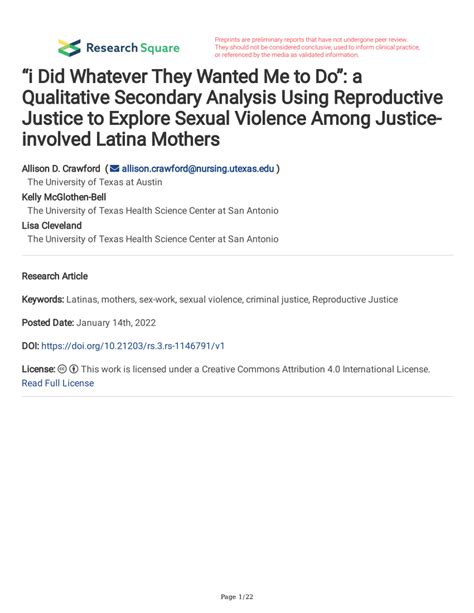 broken latina whorse|“I did whatever they wanted me to do”: a qualitative secondary .